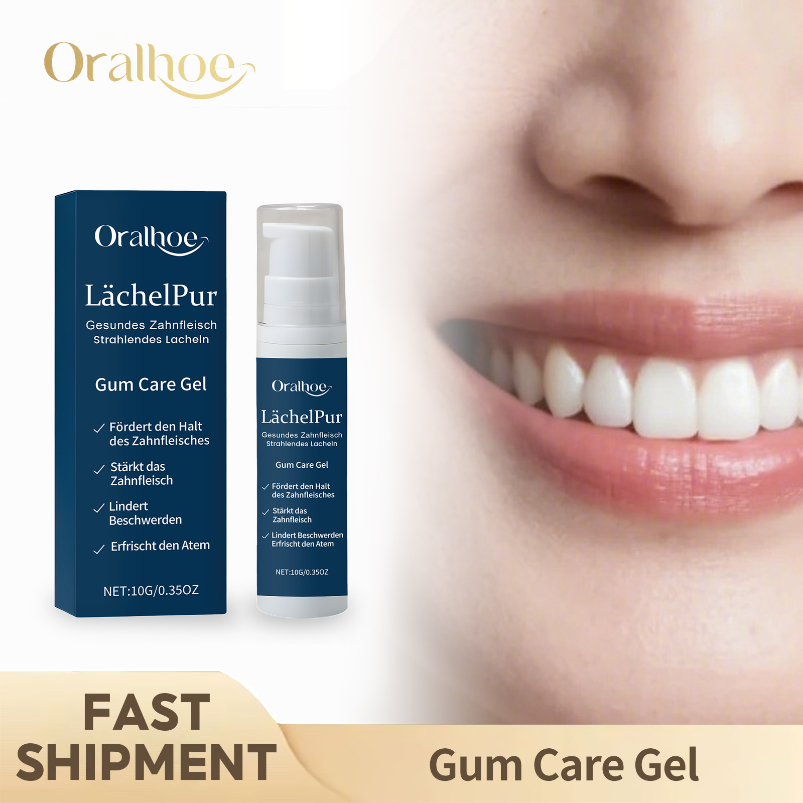 Teeth Whitening Gels Used By Dentists - Gum Repair Care Gel Relieve Receding