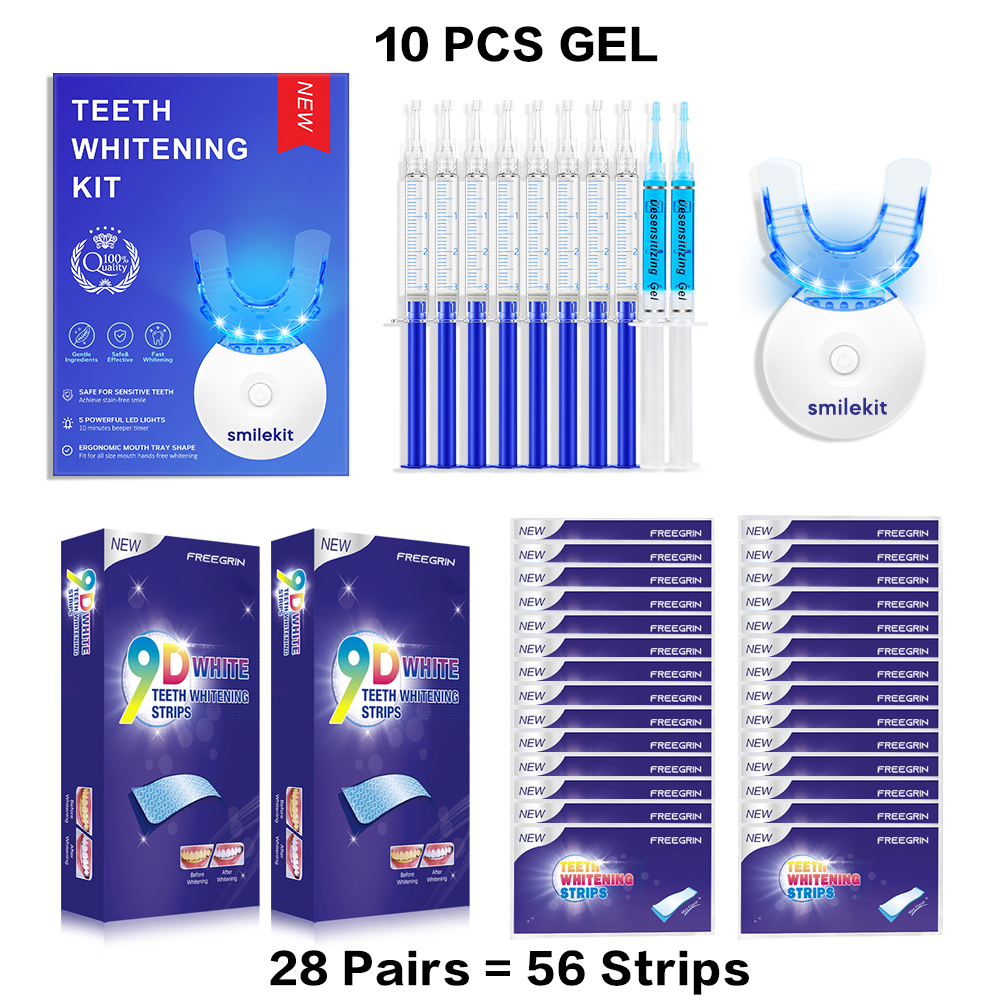 Teeth Whitening From Home - Teeth Whitening Kit - 5X LED