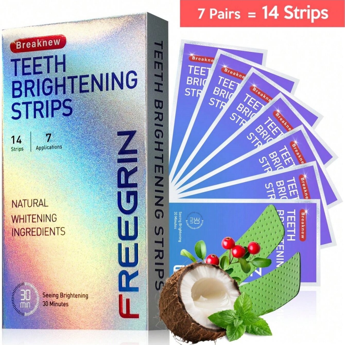 Teeth Whitening From Home - Deluxe Whitening Teeth Stickers 7/14/21 Pairs
