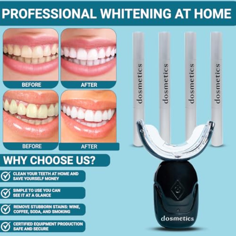 Teeth Whitening Kit with LED L - Teeth Whitening Gel Pen recensie en prijs