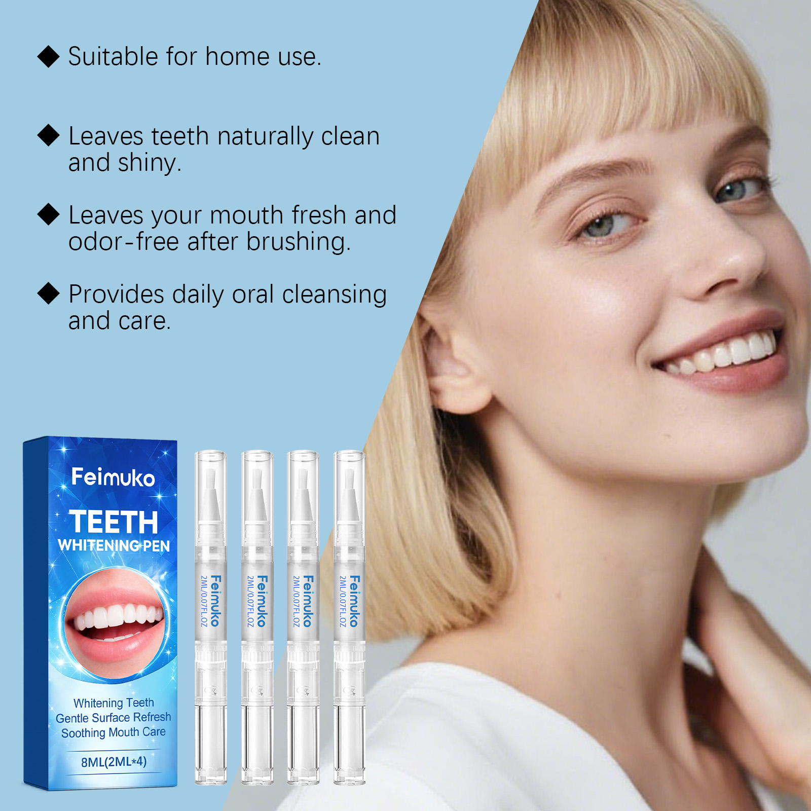 Feimuko 8ml Teeth Gel Pen Gent - Teeth Whitening Gel Pen recensie en prijs
