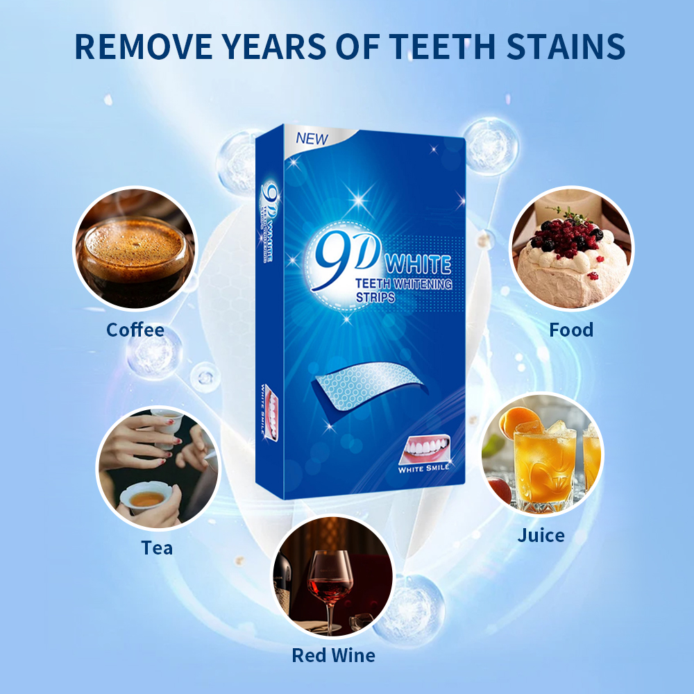 9D White Teeth Whitening Strip - Teeth Whitening From Home recensie en prijs