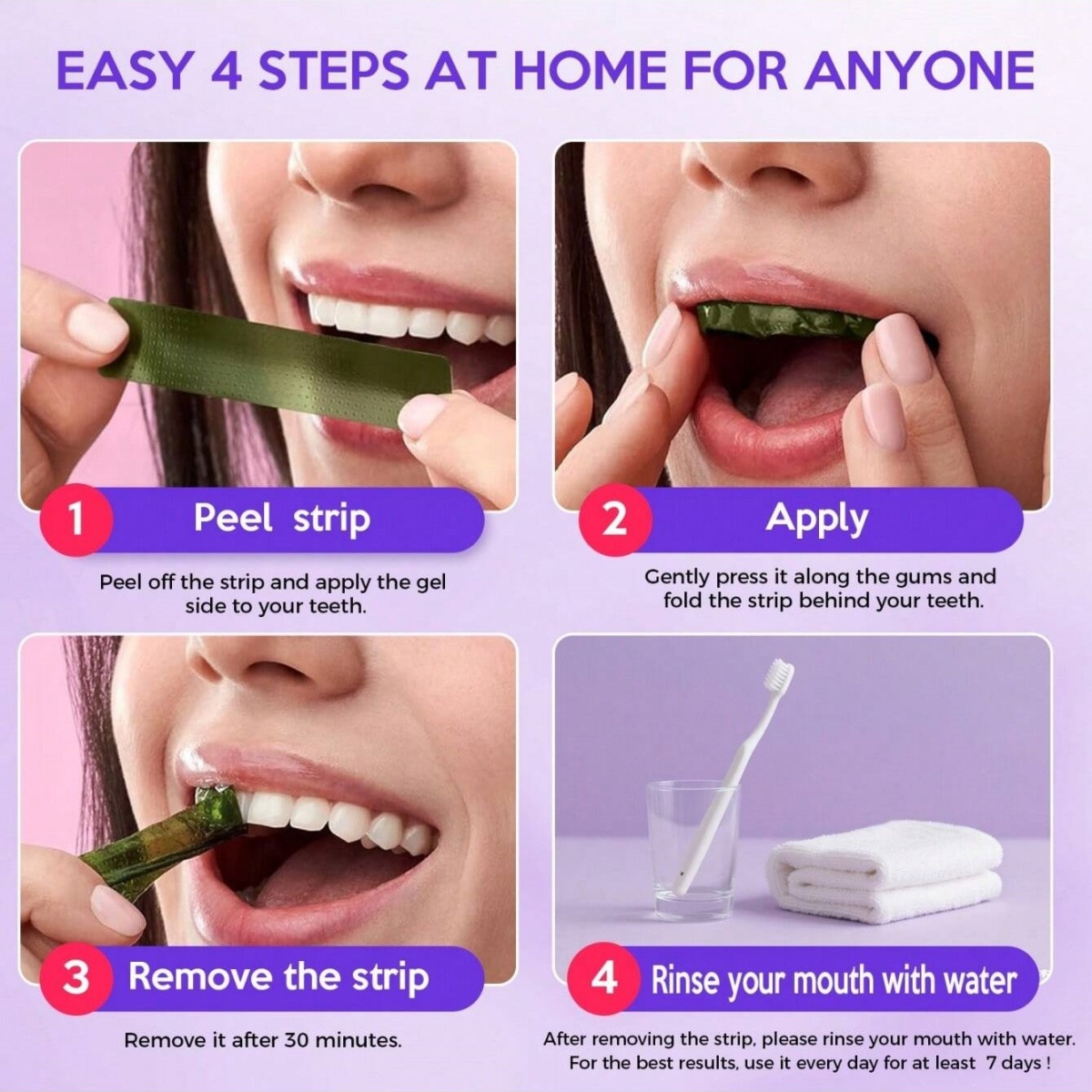 Deluxe Whitening Teeth Sticker - Teeth Whitening From Home recensie en prijs