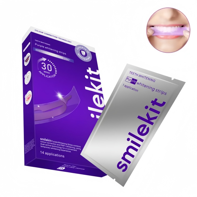 14 Pairs Purple Dental Strips  - Teeth Whitening Gel Pen recensie en prijs