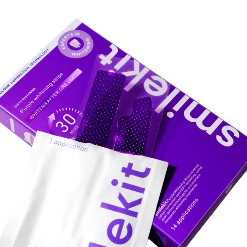 14 Pairs Purple Dental Strips  - Teeth Whitening Gel Pen recensie en prijs