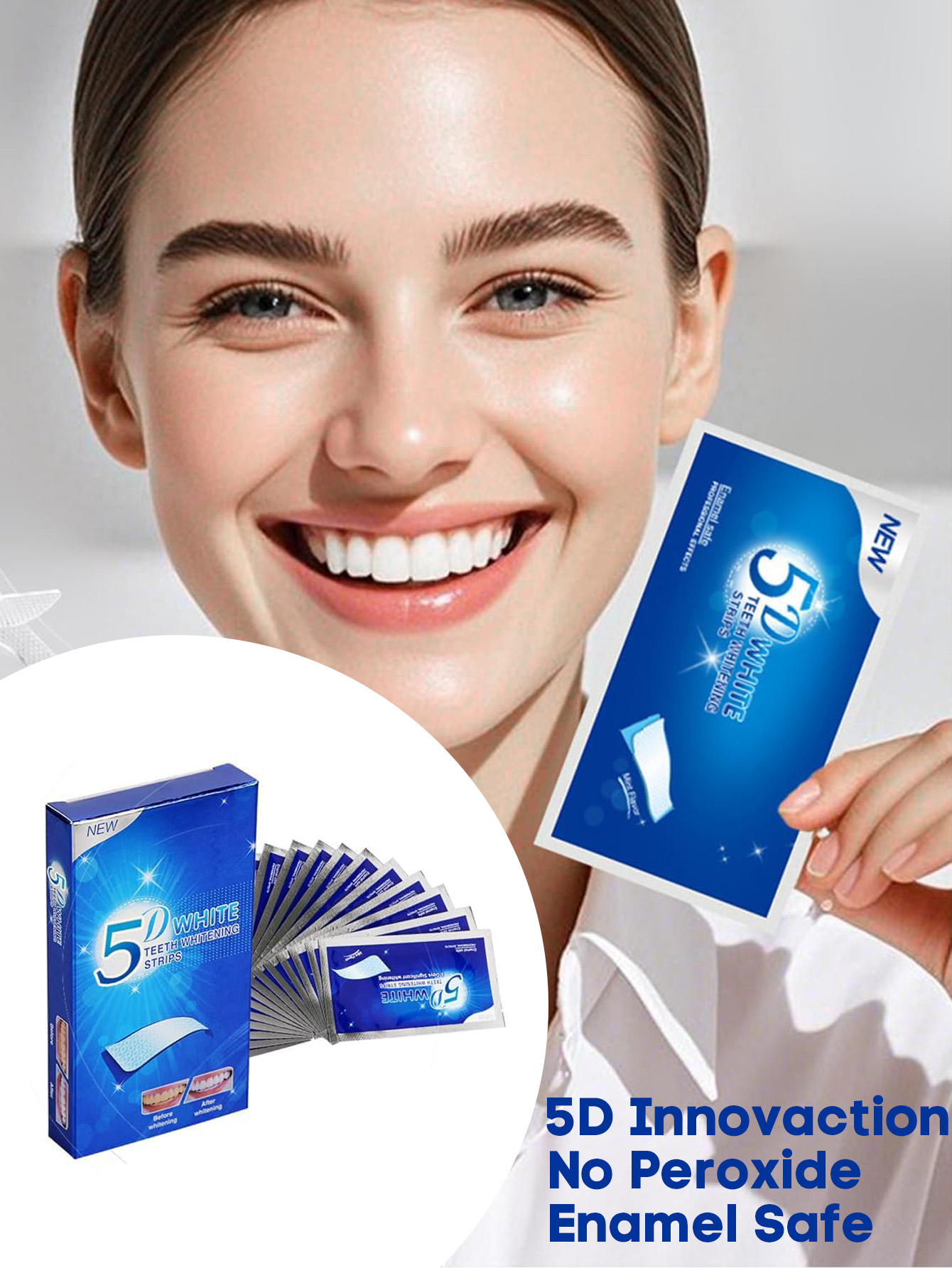 Teeth Whitening Strip 5D 9D Wh - Teeth Whitening At Home Kit recensie en prijs