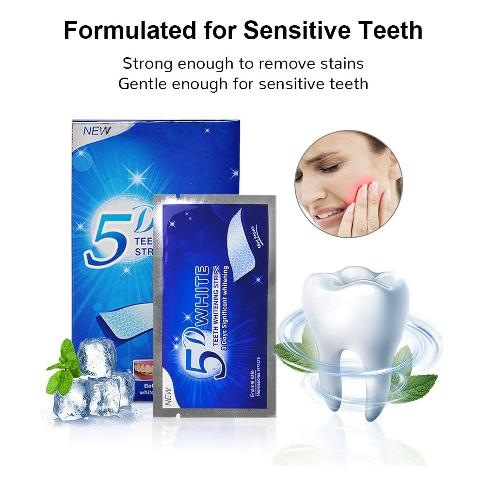 5D White Teeth Whitening Strip - Teeth Whitening Gel Pen recensie en prijs