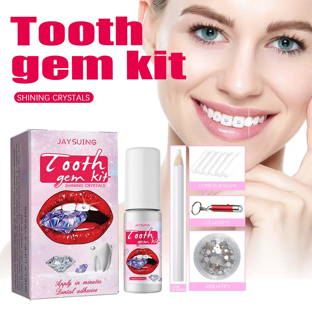 DIY Tooth Gems Kit with Crysta - Teeth Whitening From Home recensie en prijs