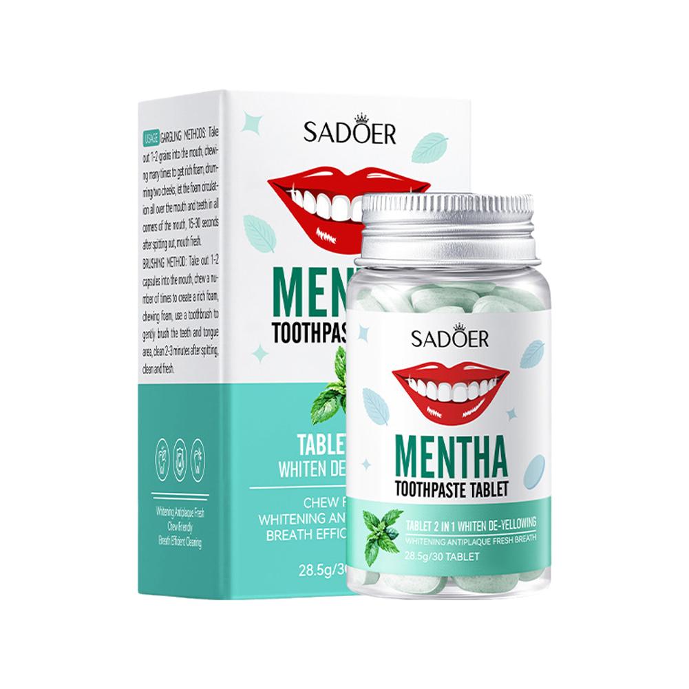 Mint Solid Toothpaste Tablets  - Teeth Whitening App recensie en prijs
